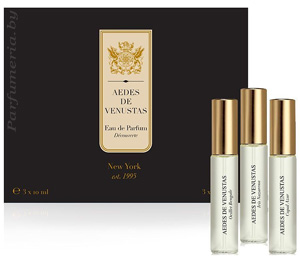 Парфюмерная вода AEDES DE VENUSTAS Aedes de Venustas Decouverte Set EdP (Copal Azur 10 ml + Iris Nazarena 10 ml + Oeillet Bengale 10 ml)