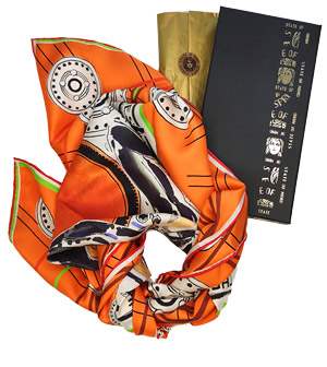 Аксессуар STATE OF MIND Шелковый шарф Aesthetic Turbulence