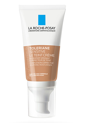 Аптечная косметика. Уход за лицом LA ROCHE POSAY TOLERIANE SENSITIVE Тонирующий увлажняющий крем, натуральный оттенок, 50 мл