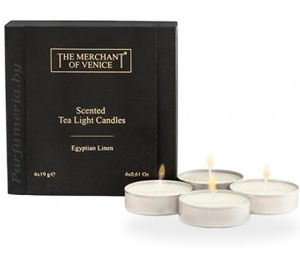 Свеча THE MERCHANT OF VENICE Tea Light Egyptian Linen