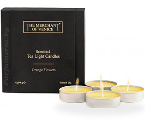Свеча THE MERCHANT OF VENICE Tea Llight Orange Flower