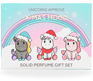 Парфюм UNICORNS APPROVE X-MAS MOOD Подарочный набор (Твердые духи 2 шт + музыкальная шкатулка)