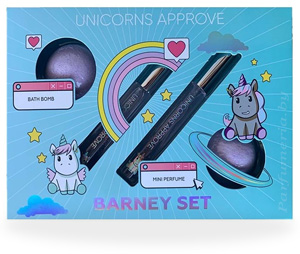 Набор UNICORNS APPROVE Barney Set (EdT 2*10 мл mini + бомбочка для ванной 2*50 г)