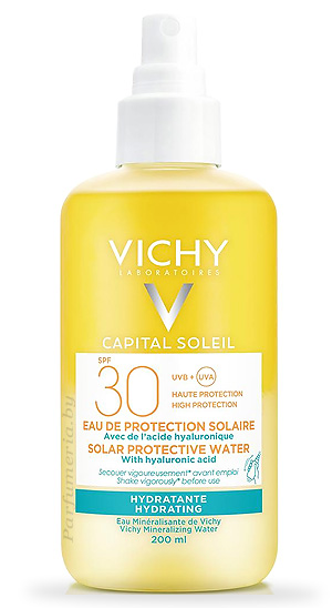 Аптечная косметика. Защита от солнца VICHY Capital Soleil Спрей двухфазный увлажняющий солнцезащитный SPF30