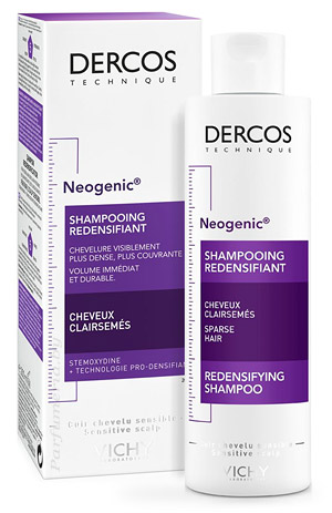 Аптечная косметика. Уход за волосами VICHY Dercos Neogenic Шампунь для повышения густоты волос