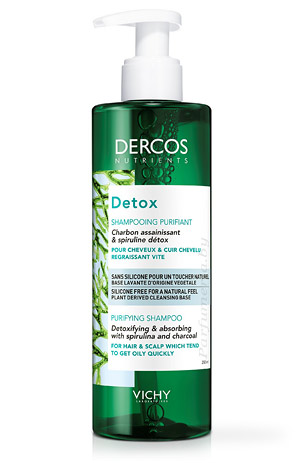 Аптечная косметика. Уход за волосами VICHY Dercos Nutrients Detox Глубоко очищающий шампунь