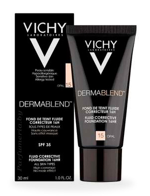 Косметика декоративная VICHY Dermablend Корректирующий тональный флюид Тон 15 SPF35