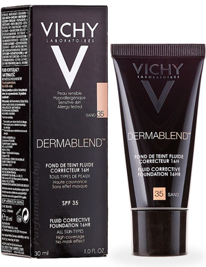 Косметика-уход VICHY Dermablend Корректирующий тональный флюид Тон 35 SPF35
