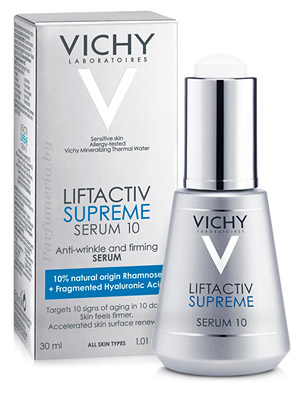 Аптечная косметика. Уход за лицом VICHY Liftactiv Supreme Сыворотка против морщин и для упругости кожи 10