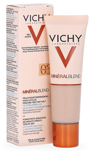 Аптечная косметика VICHY MineralBlend Тональный крем тон 03 Gypsum 30 мл