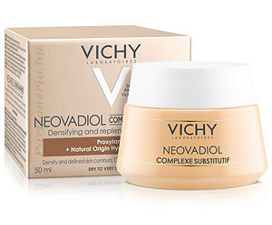 Аптечная косметика. Крем для лица VICHY Neovadiol Компенсирующий комплекс, дневной крем-уход для сухой кожи в период менопаузы