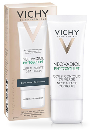 Аптечная косметика. Крем для лица VICHY Neovadiol Phytoscuplt Крем для зоны шеи, декольте и овала лица
