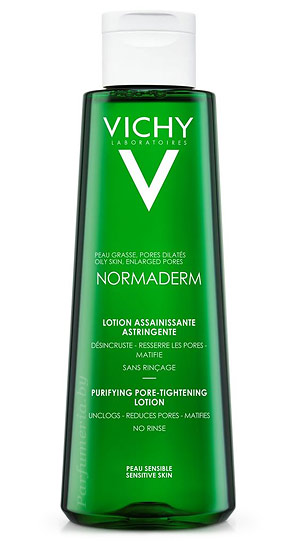 Аптечная косметика. Лосьон для лица VICHY Normaderm Cужающий поры очищающий лосьон