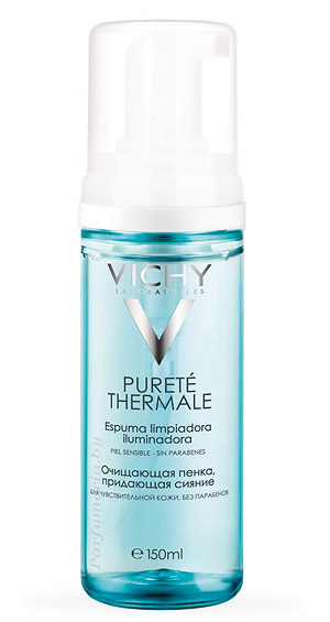 Аптечная косметика. Очищающее средство VICHY Purete Thermale Очищающая пенка, придающая сияние
