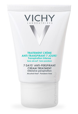 Аптечная косметика. Дезодорант VICHY Дезодорант-крем 7 дней регулирующий избыточное потоотделение